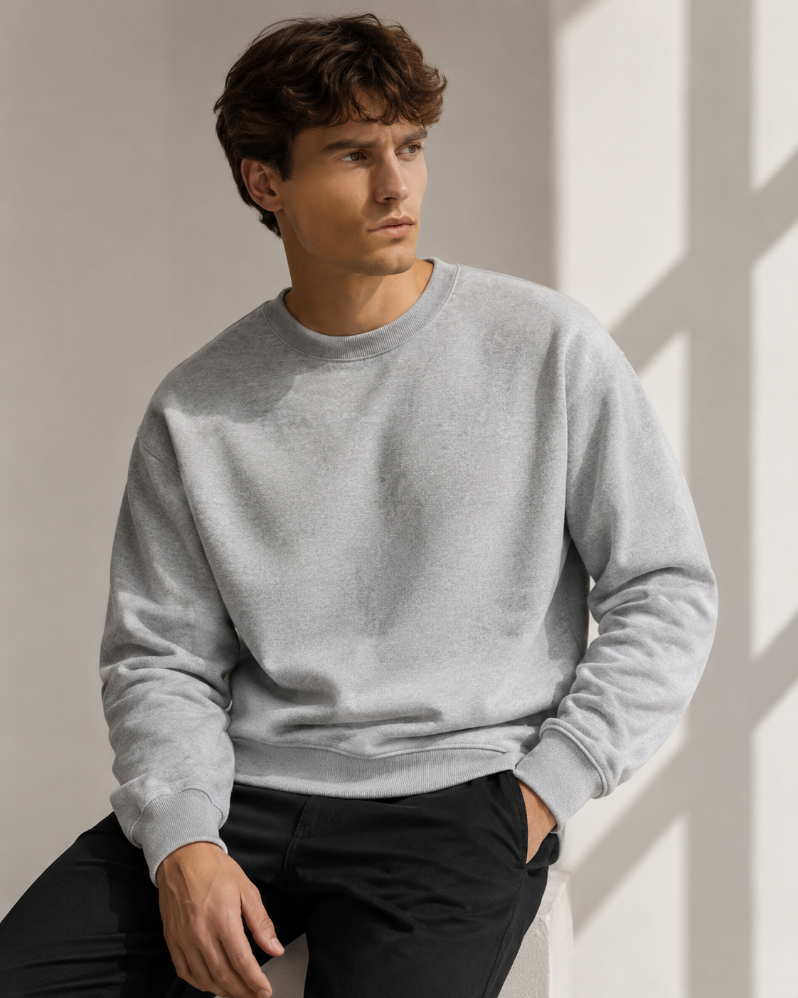 Signature Everyday Sweatshirt - Grey Melange