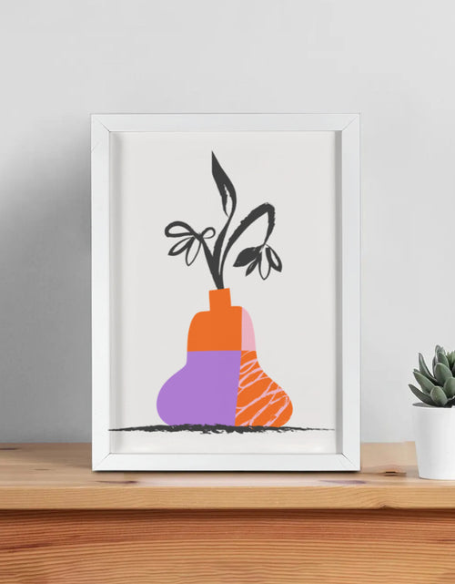 Aesthetic framed wall art in a 12×16 inch portrait format