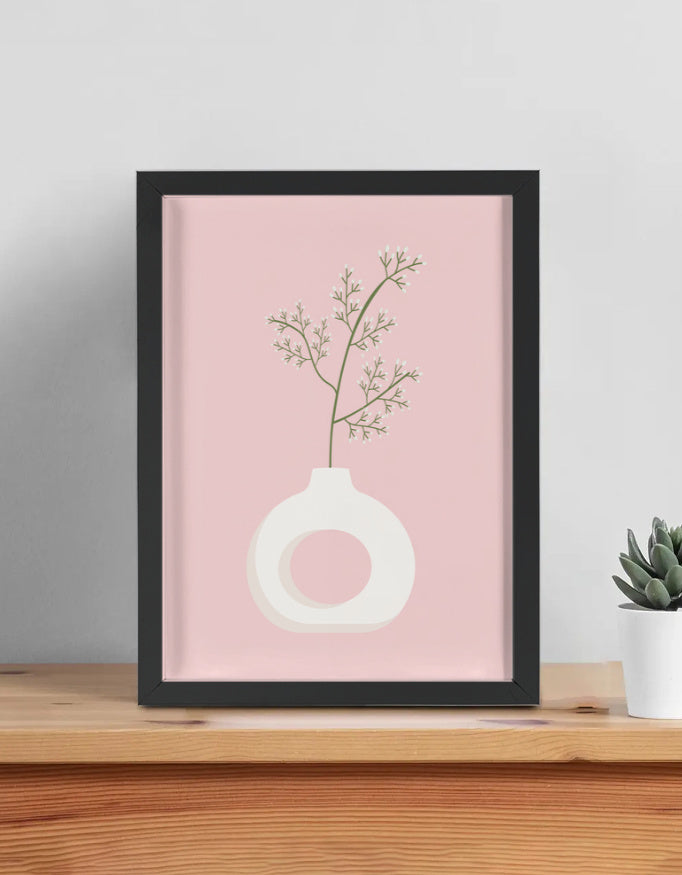 Aesthetic 12×16 inch framed poster for wall decor